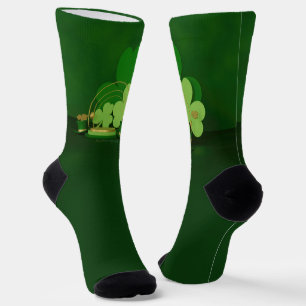 SlipperyJoe's Saint Patrick's Day theme leprechaun Socks