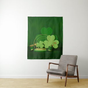 SlipperyJoe's Saint Patrick's Day theme leprechaun Tapestry