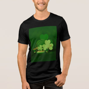 SlipperyJoe's Saint Patrick's Day theme leprechaun Tri-Blend Shirt