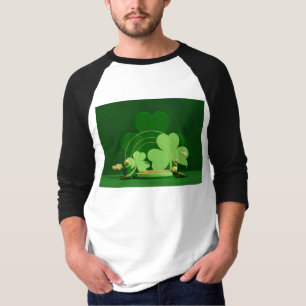 SlipperyJoe's Saint Patrick's Day three-leaf clove T-Shirt