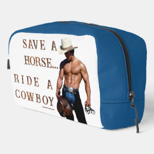 SlipperyJoe's save horse ride straw cowboy hat mus Dopp Kit