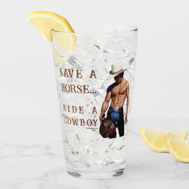 SlipperyJoe's save horse ride straw cowboy hat mus Glass (Front Ice)