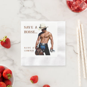 SlipperyJoe's save horse ride straw cowboy hat mus Napkin