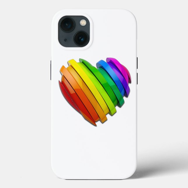 SlipperyJoe's sculptural three‑dimensional heart b Case-Mate iPhone Case (Back)