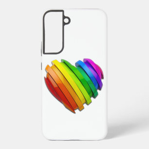 SlipperyJoe's sculptural three‑dimensional heart b Samsung Galaxy Case