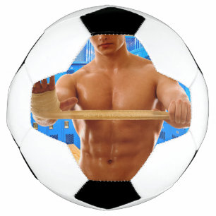 SlipperyJoe's shirtless muscular man abs chest sho Football