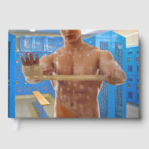 SlipperyJoe's shirtless muscular man abs chest sho Guest Book