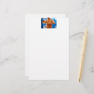 SlipperyJoe's shirtless muscular man abs chest sho Stationery