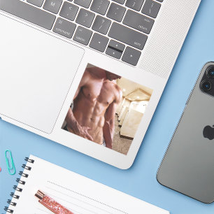 SlipperyJoe's shirtless muscular man torso sixpack