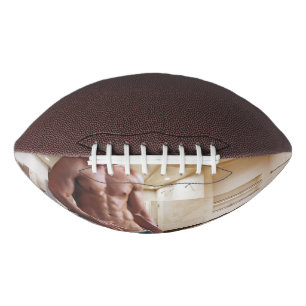 SlipperyJoe's shirtless muscular man torso sixpack American Football