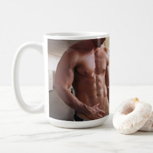 SlipperyJoe's shirtless muscular man torso sixpack Coffee Mug