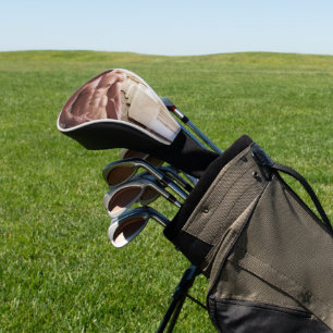 SlipperyJoe's shirtless muscular man torso sixpack Golf Head Cover