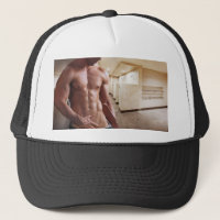 SlipperyJoe's shirtless muscular man torso sixpack