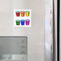 SlipperyJoe's shot glasses six cups arranged horiz