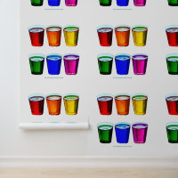 SlipperyJoe's shot glasses six cups arranged horiz
