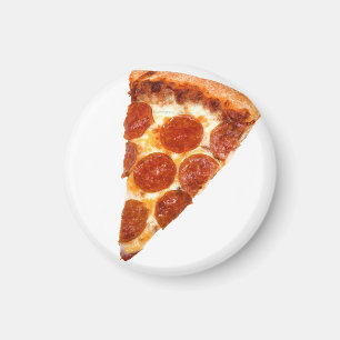SlipperyJoe's Sliced Pizza pepperoni cheese delici Magnet