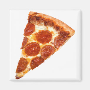 SlipperyJoe's Sliced Pizza pepperoni cheese delici Magnet
