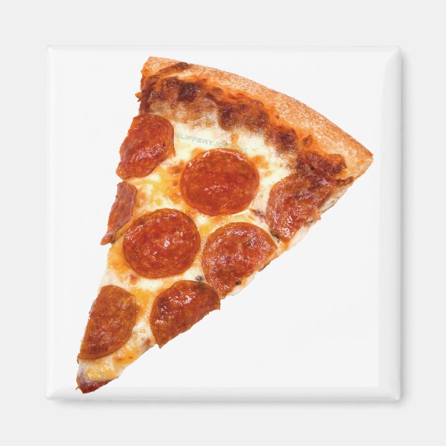 SlipperyJoe's Sliced Pizza pepperoni cheese delici Magnet (Front)