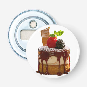SlipperyJoe's small elegant cylindrical dessert sm Bottle Opener