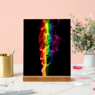 SlipperyJoe's smoke vivid rainbow-colours celebrat Acrylic Sign