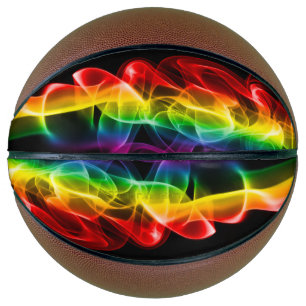 SlipperyJoe's smoke vivid rainbow-colours celebrat Basketball