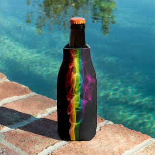 SlipperyJoe's smoke vivid rainbow-colours celebrat Bottle Cooler