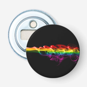 SlipperyJoe's smoke vivid rainbow-colours celebrat Bottle Opener