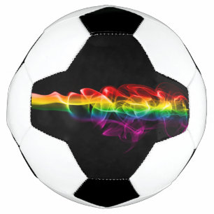 SlipperyJoe's smoke vivid rainbow-colours celebrat Football