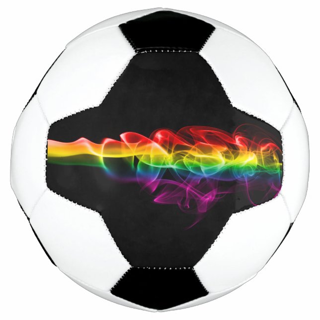 SlipperyJoe's smoke vivid rainbow-colours celebrat Football (Front)