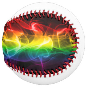 SlipperyJoe's smoke vivid rainbow-colours celebrat Softball