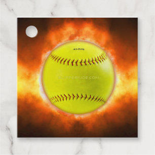 SlipperyJoe's softball on fire flames fireball ras Favour Tags