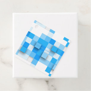 SlipperyJoe's squares artwork mosaic modern three- Favour Tags