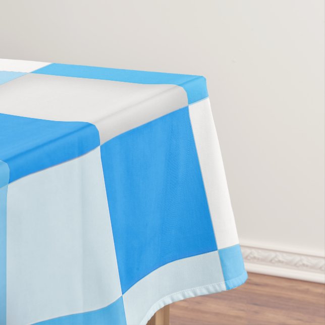 SlipperyJoe's squares artwork mosaic modern three- Tablecloth (In Situ)