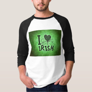SlipperyJoe's St. Patrick's Day LGBTQIA heart gay T-Shirt
