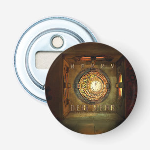 SlipperyJoe's steampunk-themed New Year round meta Bottle Opener