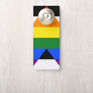 SlipperyJoe's Straight Ally Flag gay gifts LGBTQIA Door Hanger