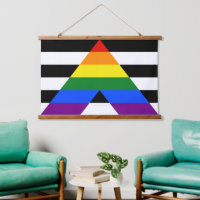 SlipperyJoe's straight ally flag smooth rainbow gr