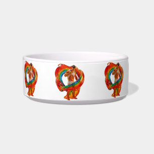 SlipperyJoe's striking modern Pride-themed masculi Bowl