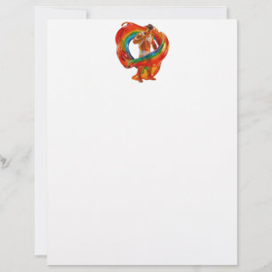 SlipperyJoe's striking modern Pride-themed masculi Custom Letterhead