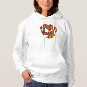 SlipperyJoe's striking modern Pride-themed masculi Hoodie