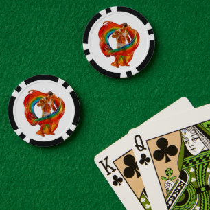 SlipperyJoe's striking modern Pride-themed masculi Poker Chips