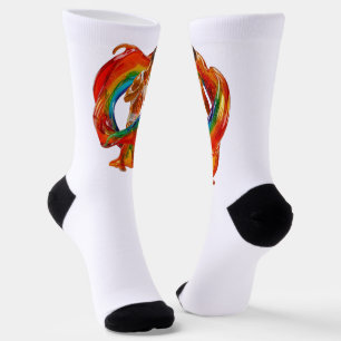 SlipperyJoe's striking modern Pride-themed masculi Socks