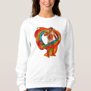 SlipperyJoe's striking modern Pride-themed masculi Sweatshirt