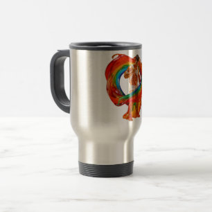 SlipperyJoe's striking modern Pride-themed masculi Travel Mug