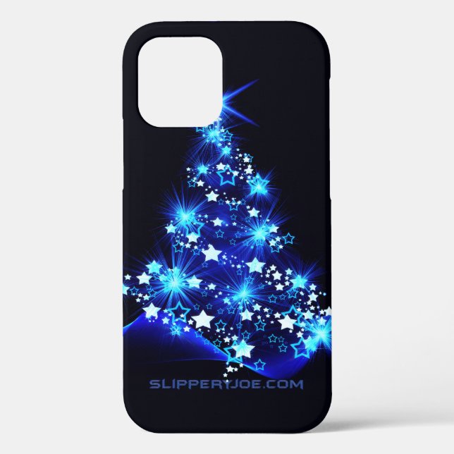 SlipperyJoe's stylised glowing Christmas tree brig Case-Mate iPhone Case (Back)