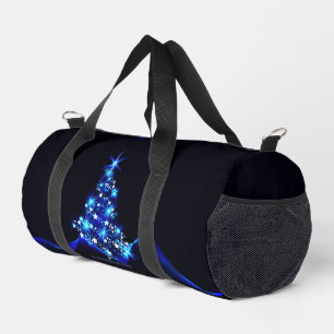 SlipperyJoe's stylised glowing Christmas tree brig Duffle Bag