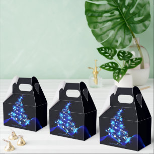 SlipperyJoe's stylised glowing Christmas tree brig Favour Box