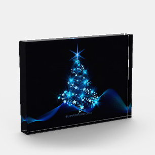 SlipperyJoe's stylised glowing Christmas tree brig Photo Block