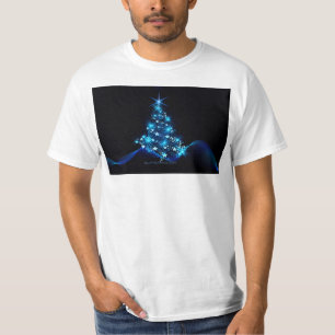 SlipperyJoe's stylised glowing Christmas tree brig T-Shirt
