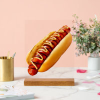 SlipperyJoe's summer BBQ vibe hot dog nestled soft